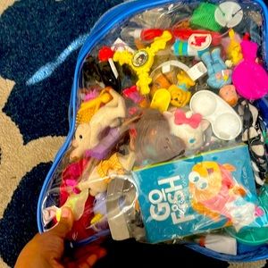 A mystery toy bag and other useful items